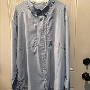 Under Armour Blue Plaid Shirt